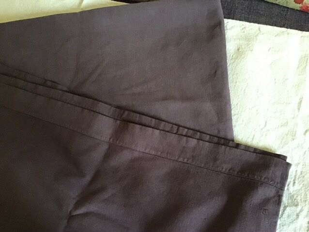 Drap de coton violet 2mx3m pour nappe de campagne