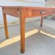Solid oak desk with 2 drawers 150x75cm