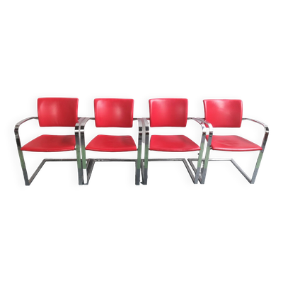 Suite de 4 chaises BCN 20, Enea