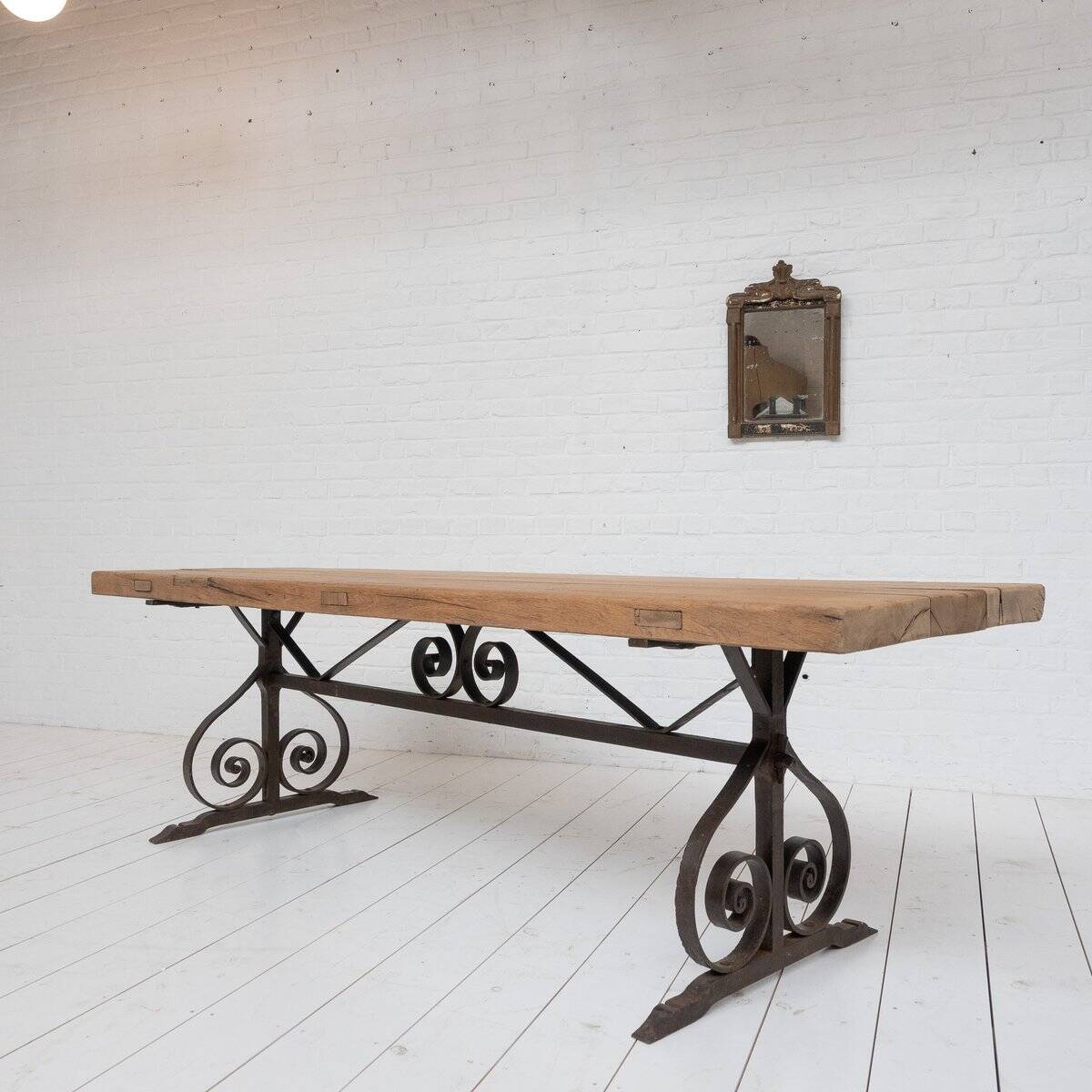 Antique French Oak Table, 1850