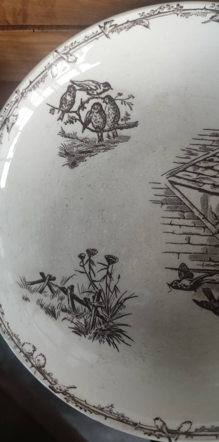 Old fruit bowl terre de fer hb & cie/sepia