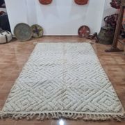 Handmade wool Berber rug 250x150 cm