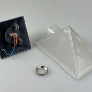 60s 70s Peill & Putzler Cube wall lamp Wall Sconce Ice Glass Space Age