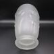 Antique frosted glass vase