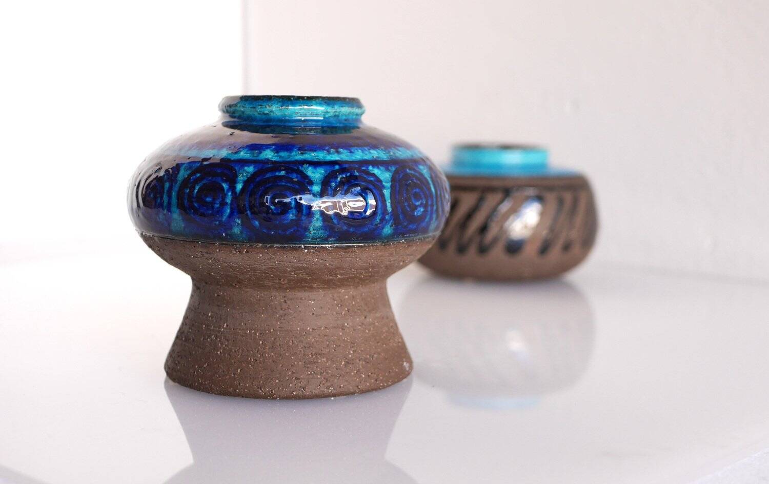 Mid-century modern studio art ceramic vase by Inger Persson for Rörstrand, 1970s