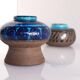 Mid-century modern studio art ceramic vase by Inger Persson for Rörstrand, 1970s