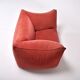 Fauteuil lounge et ottoman Le Bambole Mario Bellini