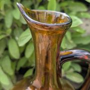 Amber blown glass carafe (1960)
