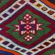 Small Vintage Turkish Kilim Rug 118x75 cm Wool Kelim