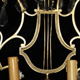 Wall lamp in gilded bronze