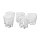 Set de 5 verres à whisky vintage gravés Chivas Regal