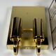 60s 70s Wall Lamp Wall Sconce Glashütte Limburg Germany Glass & Metal