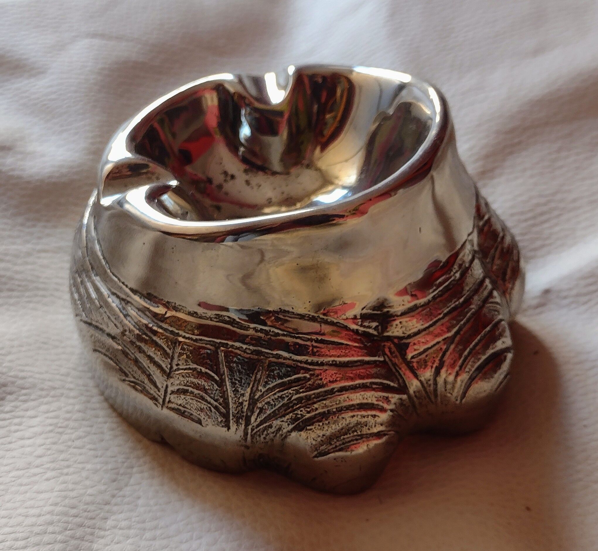 Mid century elephant foot ashtray