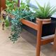 Teak planter