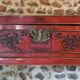 Ancient Chinese red laqué desk