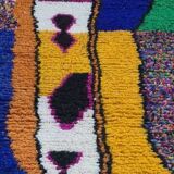 Tapis berbère bohemian en laine fait main 150 X 100 CM