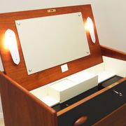 Coiffeuse en teck, design danois, années 1970, production : Danemark