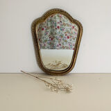 Small gilded wooden mirror