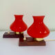 Pair of bedside lamps, Germany, 1960s