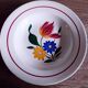 7 antique earthenware soup plates from Sélestat de Sarreguemines