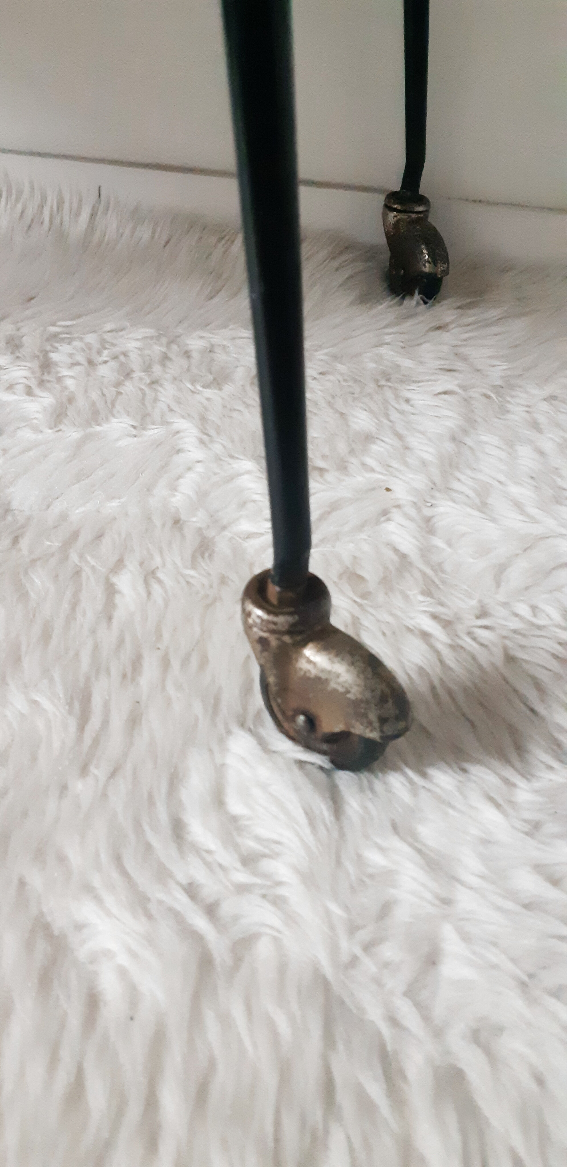 TV table, side, service on wheels