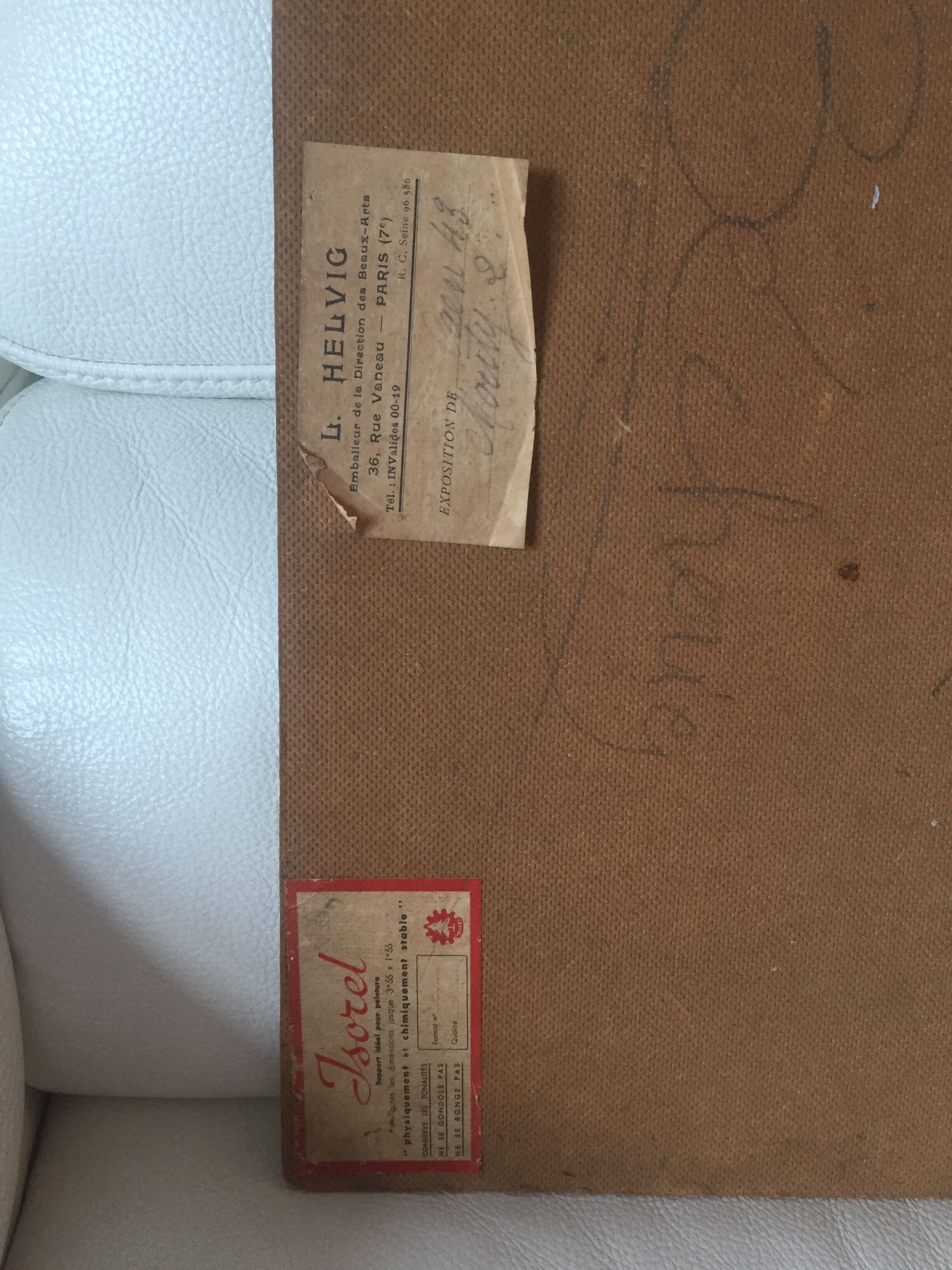 Painting on cardboard by Gustave Mouty (1870-1956) - Moulin de Giverny