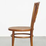 Vintage Bistro Chair with Woven Seat