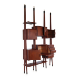 mid-century Italian Wall Unit & Bookcase, 1950s