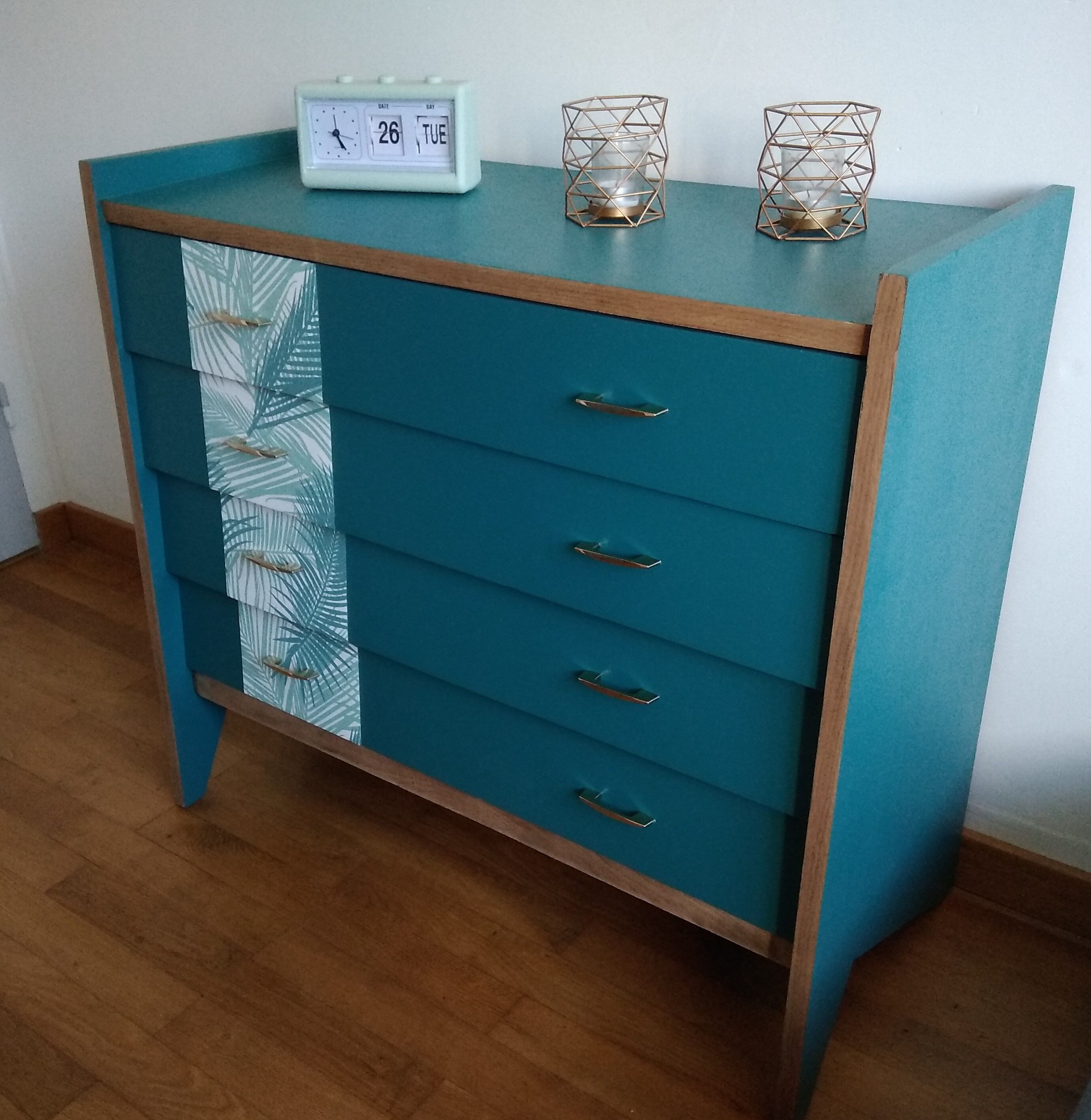 Vintage Scandinavian style chest of drawers