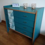 Vintage Scandinavian style chest of drawers
