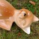 Ceramic cat umbrella stand