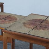 Teak Side Tables by Trioh, 1960s, Set of 3
