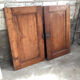 Paire de portes de placard ancienne