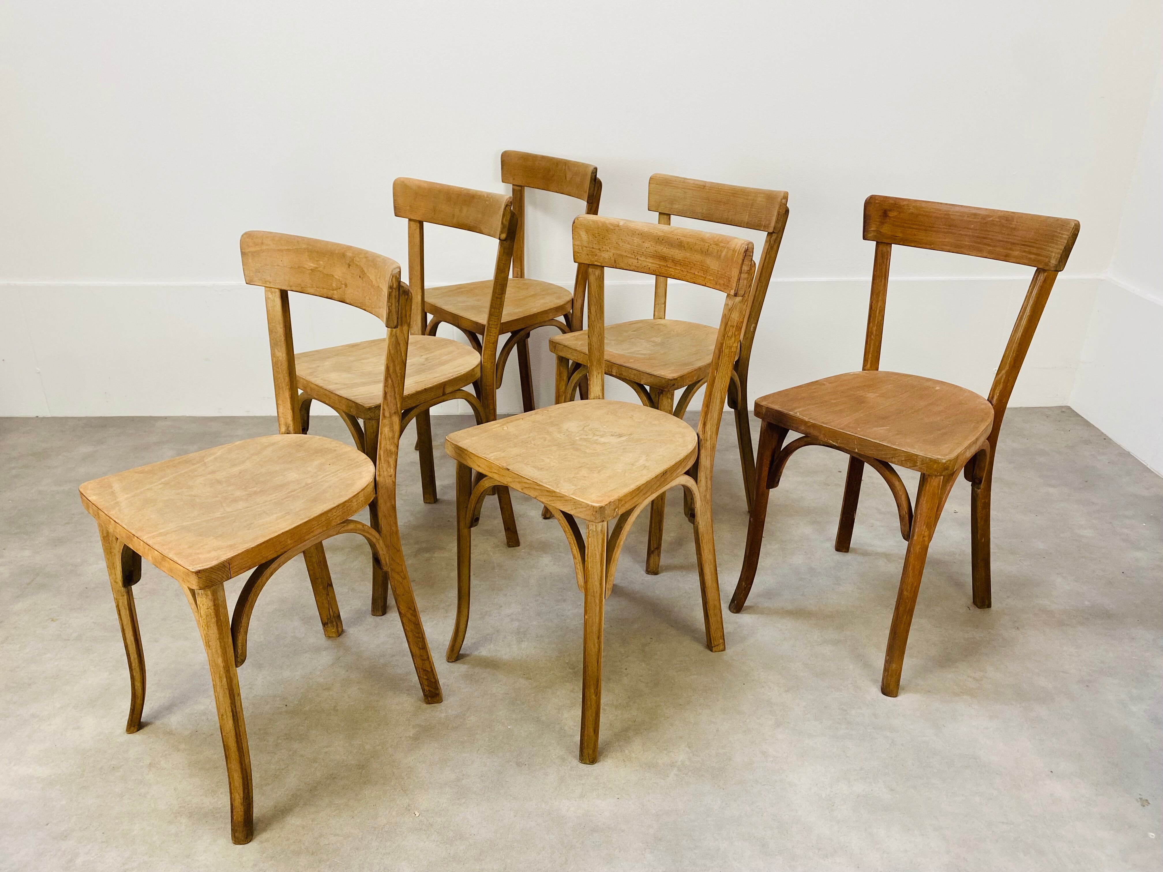 6 Baumann bistro chairs