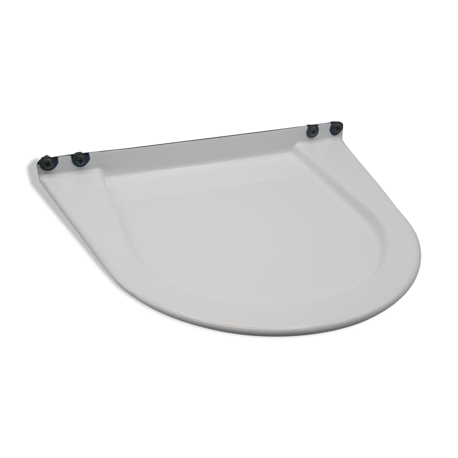 Wall shelf enamelled