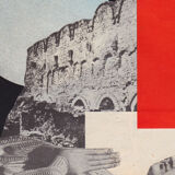 Collage on paper extinction