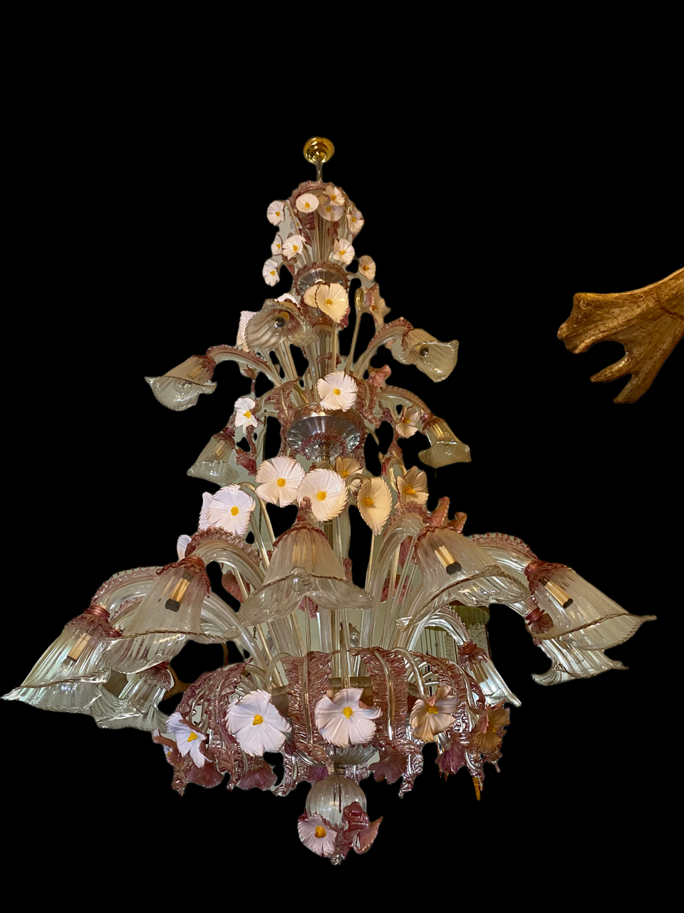 Barovier and Toso XXL Murano glass chandelier