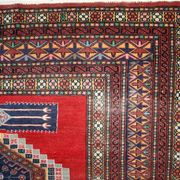 Tapis vintage fait main Bukhara ouzbek 128cm x 199cm (1960s)
