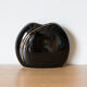 Vase noir et doré
