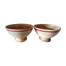 Pair of old Gien bowls