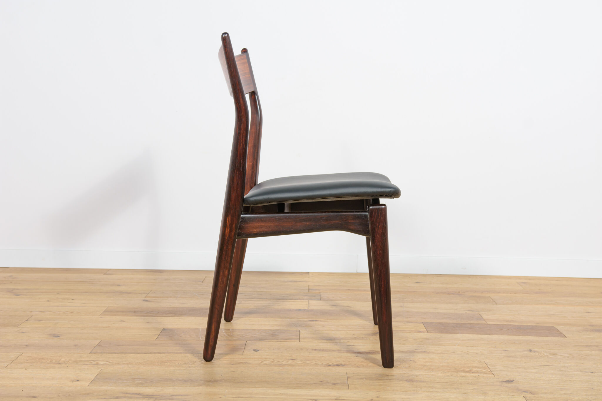 Mid Century Rosewood Dining Chairs by  H. P. Hansen for Randers Møbelfabrik, 1960s, Set of 4