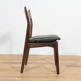 Mid Century Rosewood Dining Chairs by  H. P. Hansen for Randers Møbelfabrik, 1960s, Set of 4