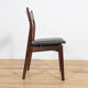 Mid Century Rosewood Dining Chairs by  H. P. Hansen for Randers Møbelfabrik, 1960s, Set of 4