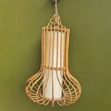 Lampe en rotin