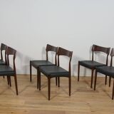 Mid Century Rosewood Dining Chairs from Bernhard Pedersen & Son, 1960s, Set of 6