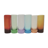 Suite of 6 alcohol glasses