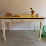 60s kitchen table in wood and formica
