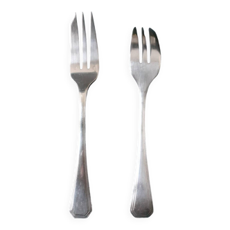 12 Christofle dessert forks