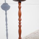 Vintage ashtray, ashtray on tripod wooden foot, push ashtray, tripod ashtray