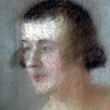 Tableau portrait de femme 1930